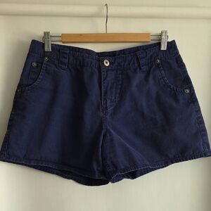 Austin Clothing Co. Deep Blue Women's Cotton Cargo Shorts
